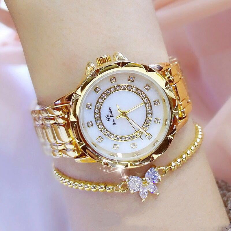 Linked Watch Full Diamond Female Watch