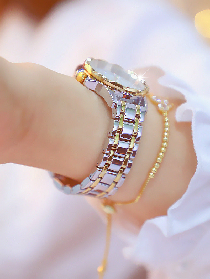 Linked Watch Full Diamond Female Watch