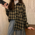 Classic plaid meets effortless style. Wear it your way.