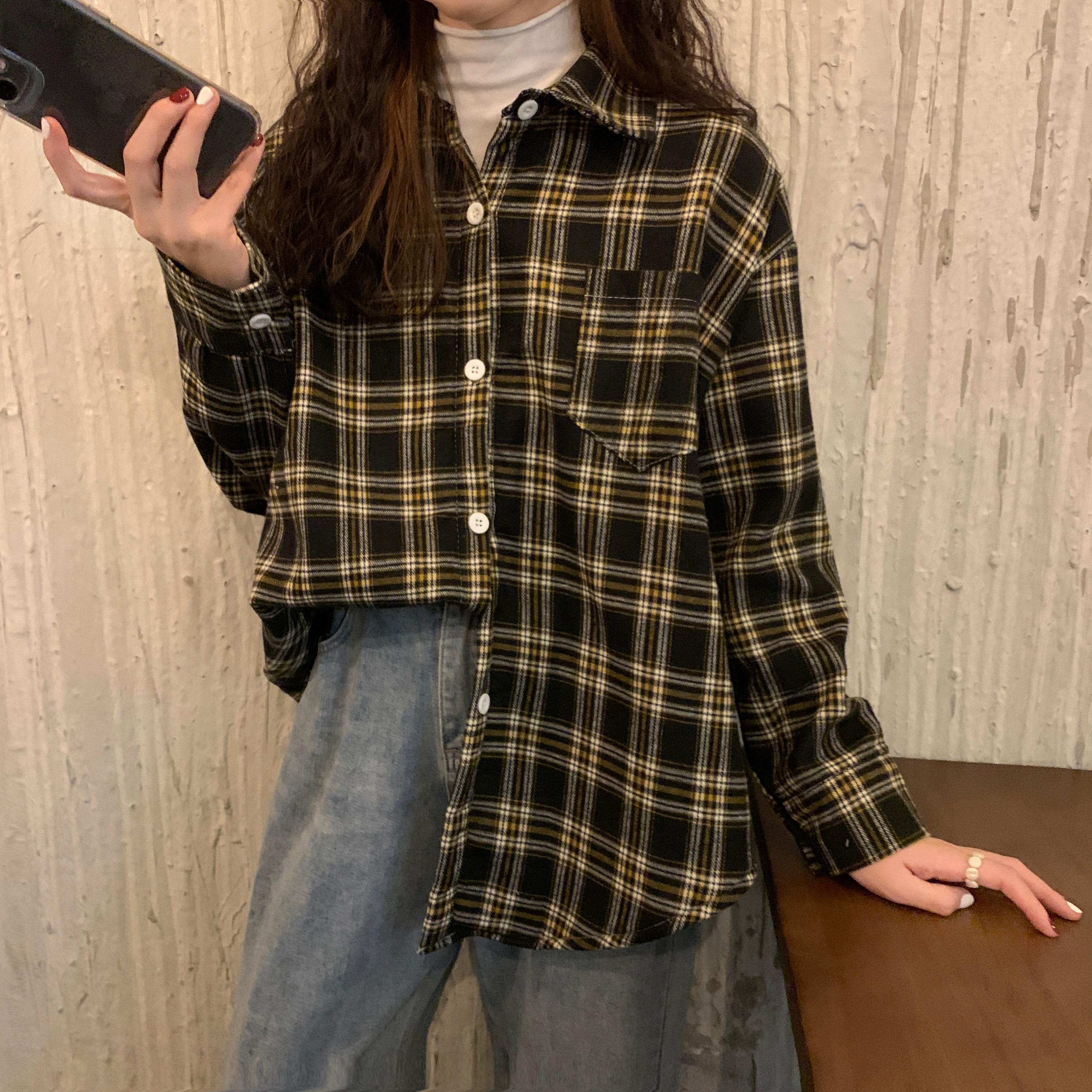 Classic plaid meets effortless style. Wear it your way.