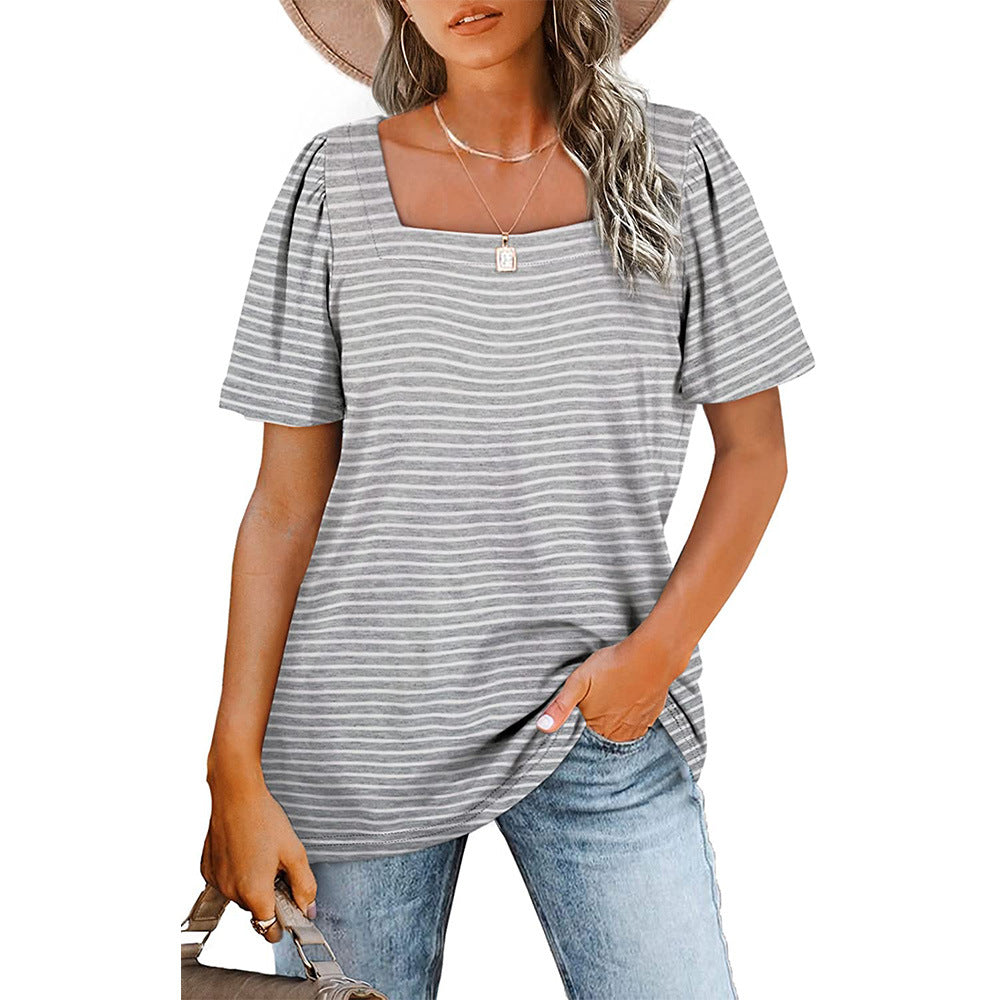  Flaunt your style with this modern fitted tee — simple, chic, and flattering!
