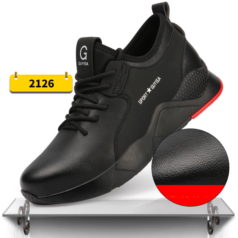 Puncture-Resistant Work Sneakers – “Step with confidence on any surface.”