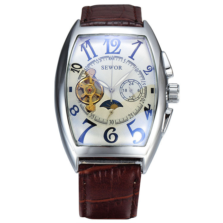 
Hot Text: Expose the art of time with a bold, open-dial masterpiece that never stops.