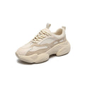 Walk all day without pain! Thick-soled and cushioned, these sneakers are designed for ultimate comfort and effortless style.