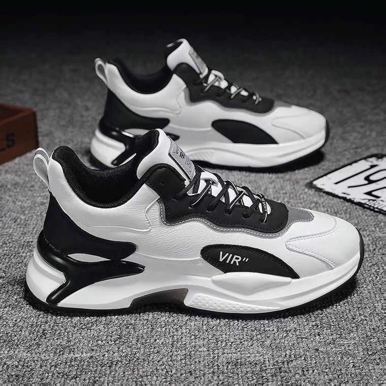 TrailBlaze Casual Black & White Shoes – “Blaze your own trail in style with TrailBlaze.”