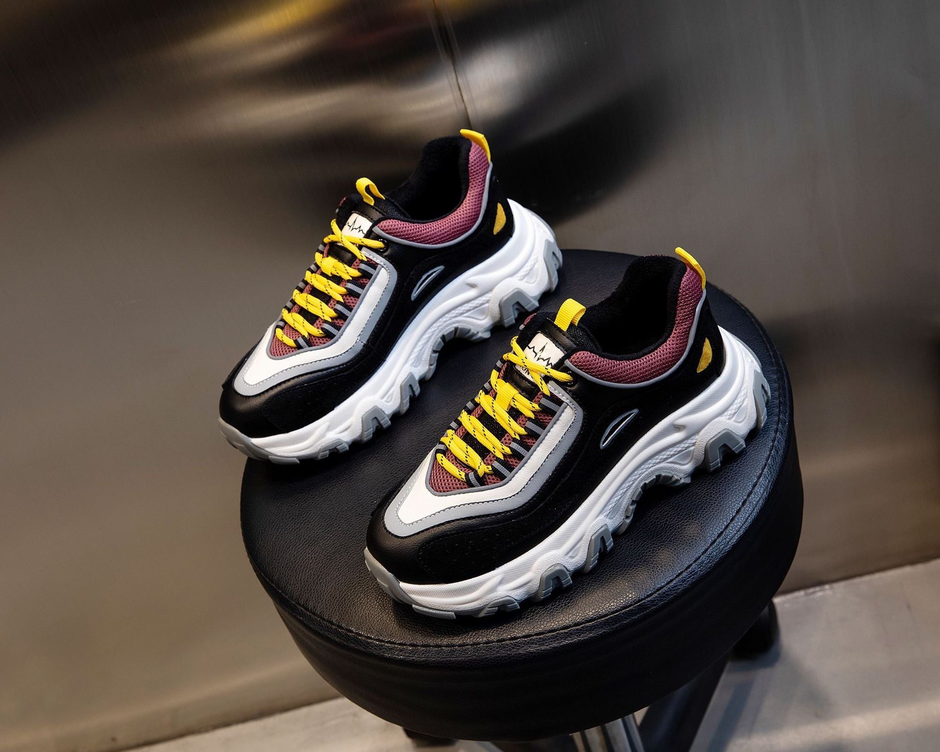 Light on your feet, heavy on style! These elevated sneakers offer a modern look while keeping every step comfortable.