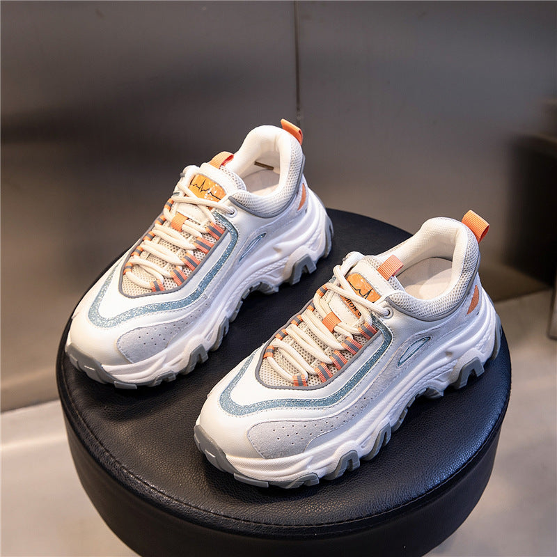 Stay on trend with chunky style! These sneakers add height, comfort, and a fashionable edge to any outfit.